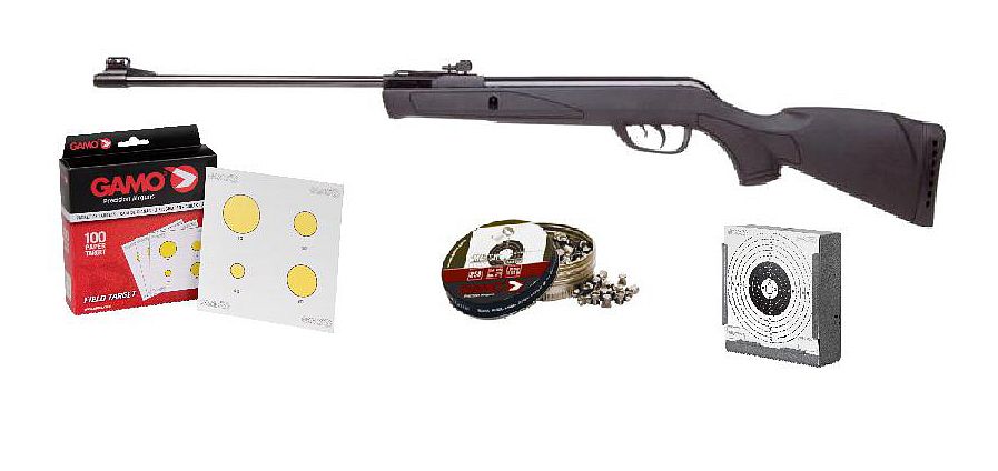 Vzduchovka GAMO-puška DeltaMax Forte Whisper,4,5mm SET!! zombie